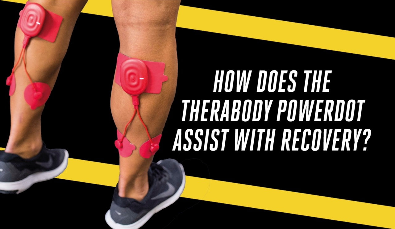 How does the Therabody PowerDot assist with recovery?