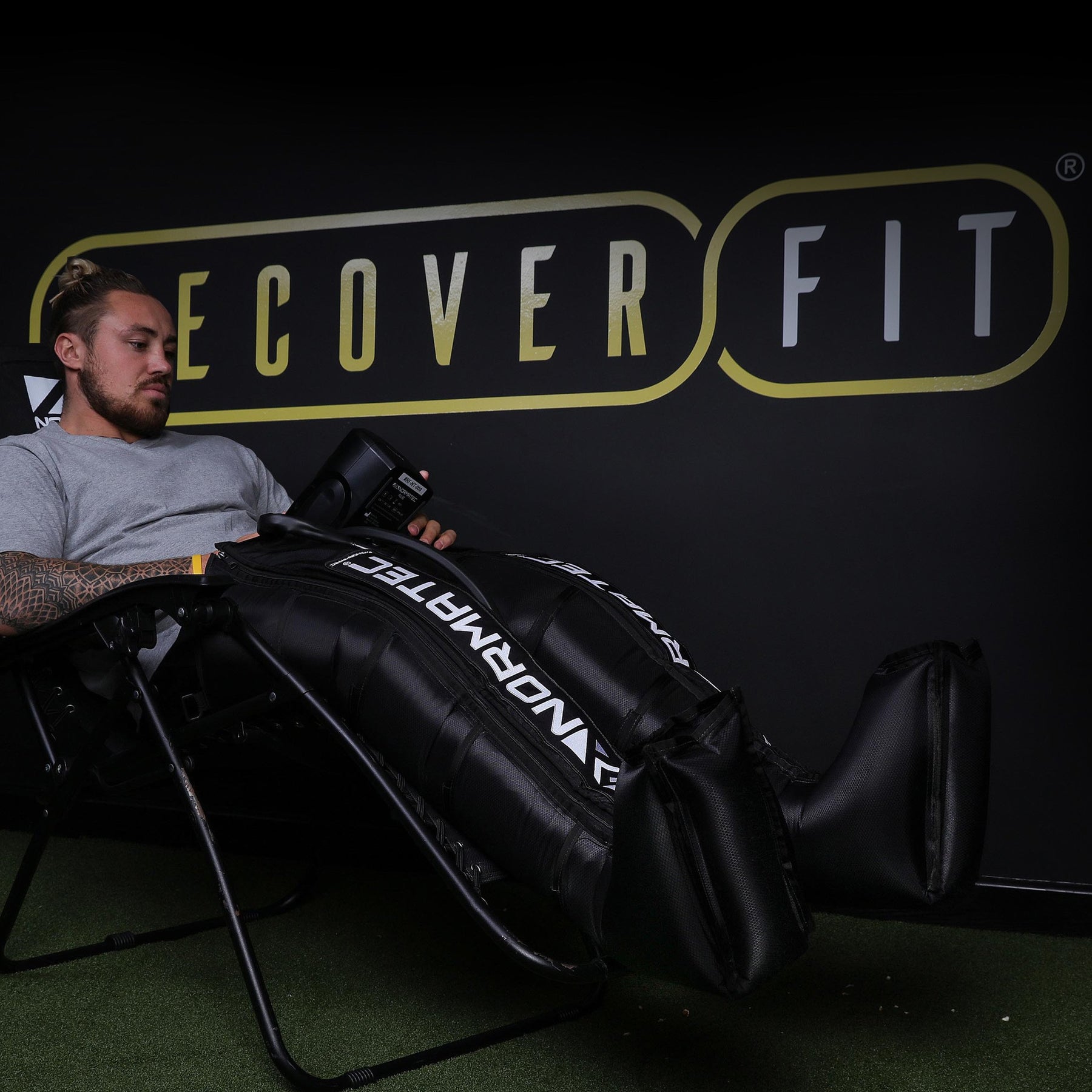 User of the Normatec boots